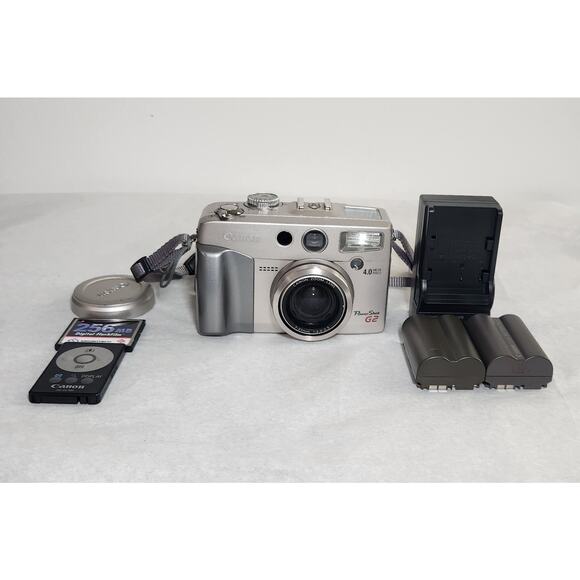 READ Canon PowerShot G2 Digital Camera Tested 4 MP With Charger And Batteries - Picture 1 of 10